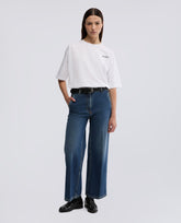T-SHIRT GIROCOLLO IN JERSEY-BIANCO-WHITE-BLANCO-WEISS-BLANC